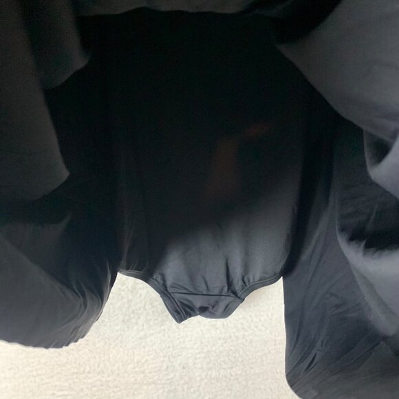 Ralph Lauren Women's‎ Black Flyaway Bandeau One Piece Swimsuit Plus Size 18W NWT - Picture 8 of 11